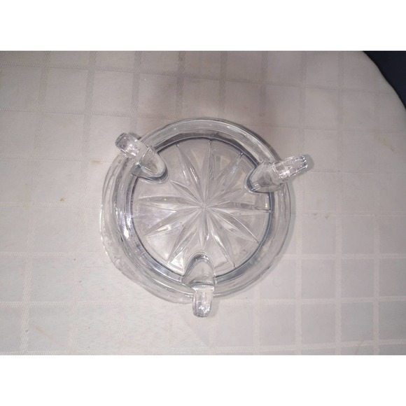 Anna Hutte Bleikristall Lead Pinwheel Crystal Cut Crystal Footed Candy Dish - Picture 4 of 5